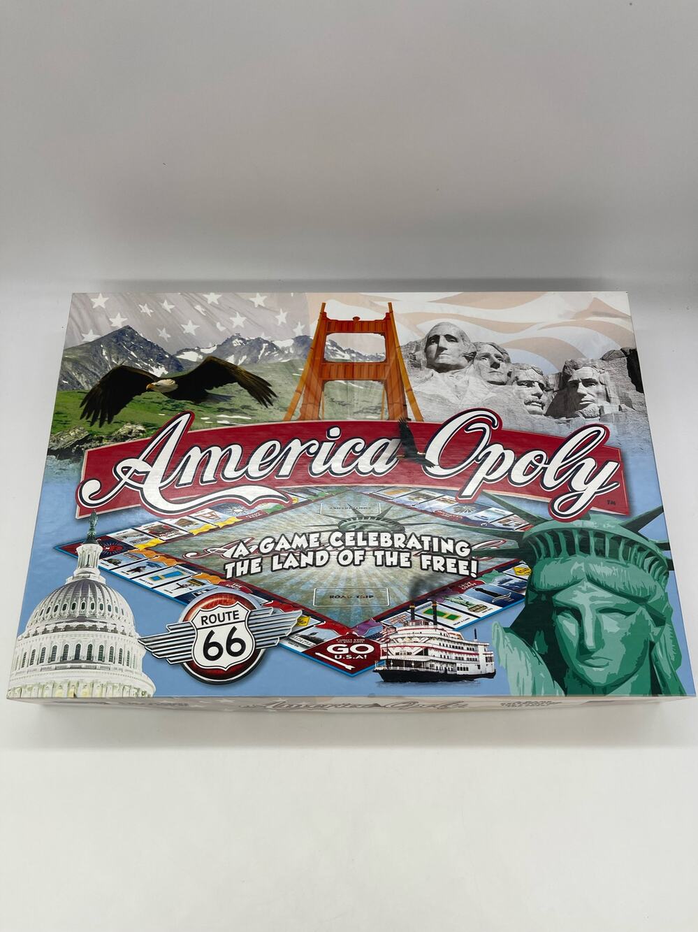 America-Opoly Monopoly Route 66 Americaopoly Board Game Late For The Sky
